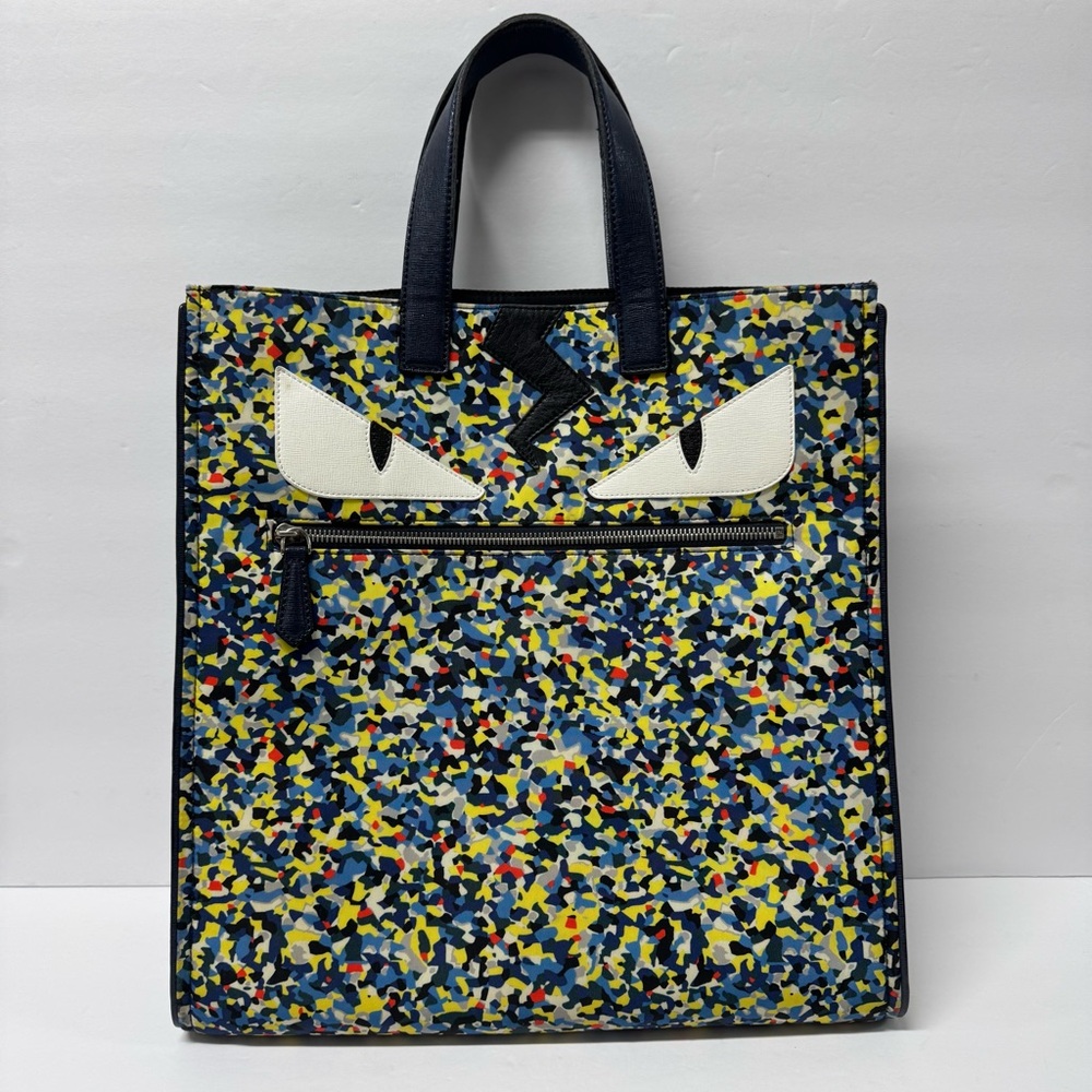👿SUPER SALE FENDI MONSTER CONFETTI XL TOTE BAG